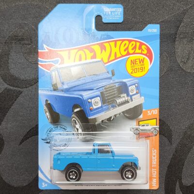 Hot Wheels Land ROver Series III Pickup First Edition Blue #111 2019
