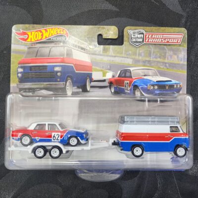 Hot Wheels Team Transport '70 Rover p6 Group 2 HW Rally Hauler #55